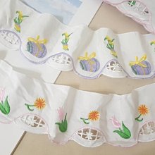 《iAsa愛莎の》手作材料✂日本進口蕾絲diy輔料無彈力花邊黑灰紅色洛麗塔娃衣服裝家居輔料 歷史價格詳細信息