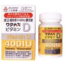 【人生渡邊】維他命D400IU膜衣錠 120錠 歷史價格詳細信息