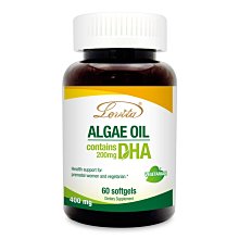 【Lovita 愛維他】植物性DHA藻油200mg素食膠囊 6入組(共360顆) 歷史價格詳細信息
