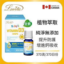Lovita愛維他 嬰幼兒維生素D3滴液(10ml) 歷史價格詳細信息