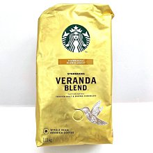 黃金烘焙綜合咖啡豆1.13公斤 免運請看末圖 星巴克淺烘焙 Starbucks Veranda Blend Whole Bean 1.13kg 淡水可自取 歷史價格詳細信息