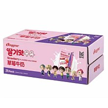 Binggrae- 草莓風味牛奶 (light)200ml*24入/箱 歷史價格詳細信息