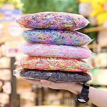 一次性發圈加粗加厚橡皮筋女扎頭髮黑色膠圈小頭繩高彈力耐用皮套 歷史價格詳細信息