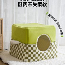 貓窩冬天保暖封閉式安全感貓屋四季通用幼貓睡覺可拆洗冬季貓咪床 歷史價格詳細信息