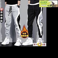 【現貨】加絨加厚工裝休閒褲男士青少年冬季運動衛褲束腳褲寬鬆褲ins男款 歷史價格詳細信息