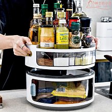 廚房旋轉多功能置物架家用落地多層零食小推車水果蔬菜籃子收納架-有家精品店 歷史價格詳細信息