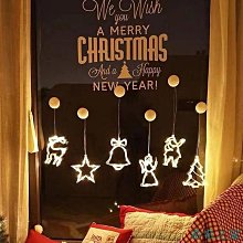 耶誕節裝飾燈綵燈閃燈串雪花星星耶誕樹臥室櫥窗店面掛吊飾LED燈 歷史價格詳細信息