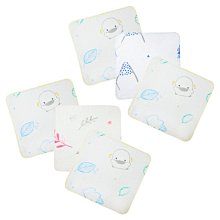 兒雙層印花高密度棉質浴巾手帕 8件組 歷史價格詳細信息