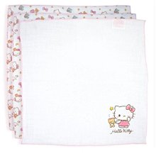 凱蒂貓 Kitty 紗布 紗蘿 藍衣蝴蝶結浴巾【DK大王】 歷史價格詳細信息