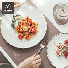 北歐皮革西餐墊防水防 隔 墊餐桌防燙餐墊加厚杯墊碗墊盤墊網紅 歷史價格詳細信息