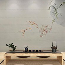 中式電視背景墻壁紙現代簡約墻紙水墨山水意境5d客廳裝飾壁畫墻布~熱心小賣家-進店有折扣 歷史價格詳細信息