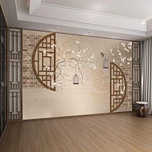 中式電視背景墻壁紙現代簡約墻紙水墨山水意境5d客廳裝飾壁畫墻布~熱心小賣家-進店有折扣 歷史價格詳細信息