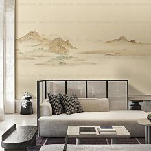 中式電視背景墻壁紙現代簡約墻紙水墨山水意境5d客廳裝飾壁畫墻布~熱心小賣家-進店有折扣 歷史價格詳細信息