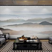 中式電視背景墻壁紙現代簡約墻紙水墨山水意境5d客廳裝飾壁畫墻布~熱心小賣家-進店有折扣 價格比較,價格查詢,歷史價格詳細信息