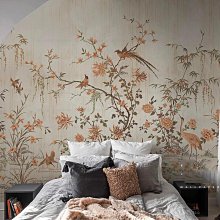 中式電視背景墻壁紙現代簡約墻紙水墨山水意境5d客廳裝飾壁畫墻布~熱心小賣家-進店有折扣 歷史價格詳細信息