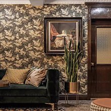 【熱賣】北歐復古樹葉銅圈玻璃花瓶鮮花水養花器家居客廳樣板間工藝品擺件 歷史價格詳細信息