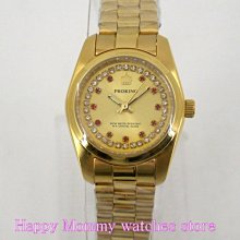 PROKING皇冠蠔式錶 日本機芯/夜光刻度/石英錶/台灣組裝/大方時尚腕錶/三角波紋錶框 閃亮有型4025黑面刻度 歷史價格詳細信息