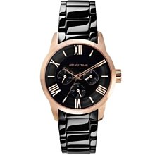 Relax Time 玫瑰金X黑鋼 三眼腕錶 對錶系列 R0800-16-10X+R0800-16-33 / 42+38m 歷史價格詳細信息