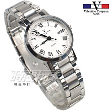 valentino coupeau 范倫鐵諾 都會愛情 不鏽鋼 羅馬數字 白色 男錶 61605白羅格大【時間玩家】 歷史價格詳細信息