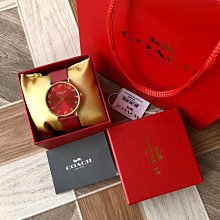 留學生like購 COACH 新款女士手錶 手鏈款錶帶 C字鋼串接錶帶 優雅時尚 多色可選 附購證 歷史價格詳細信息