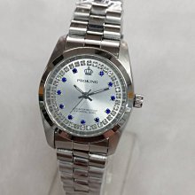 【 幸福媽咪 】送禮首選_PROKING 皇冠 日本機芯  防水不鏽鋼石英女錶 銀面 25mm 歷史價格詳細信息