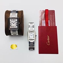 卡地亞手錶 Cartier  PARIS VERMEIL TANK QUARTZS仕女手錶 歷史價格詳細信息