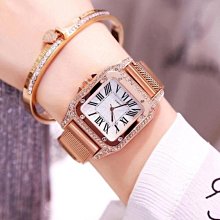 網紅ins風時尚簡約手表釹批發 小巧精致氣質網帶小方形釹士手表 歷史價格詳細信息