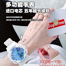 手錶獨角獸電子手表男女ins學院風初高中學生韓版運動防水夜光多功能-雙喜生活館 歷史價格詳細信息