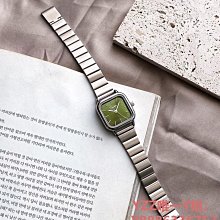 手錶 方形手錶女ins學院風森系高顏值初高中生復古文藝小清新百搭極簡 歷史價格詳細信息