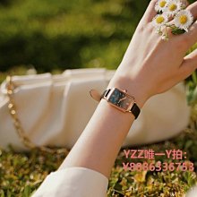 小綠表小眾高級感方形星空小錶盤鑲鑽珍珠手鍊表 ins時髦石英手錶 歷史價格詳細信息