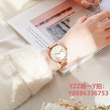 手錶女輕奢感氣質小眾高級感ins風agete復古小金錶手錬時尚石英錶 歷史價格詳細信息