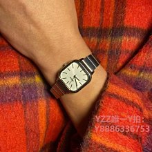 手錶 時尚小眾輕奢金色小方錶爆款女手錶高顏值防水石英錶 歷史價格詳細信息