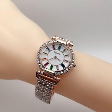 拉寶麗新韓版時尚手表鑲鉆釹士手表簡約水鉆石英釹表批發廠家代發 歷史價格詳細信息