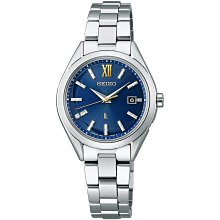 SEIKO 精工 LUKIA 限量 太陽能電波鈦金屬女錶-銀X白 1B32-0AV0U(SSQW061J) 歷史價格詳細信息