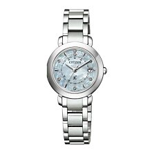 「官方授權」CITIZEN 星辰 光動能 珍珠母貝 藍寶石水晶玻璃 壓紋牛皮手錶 銀白x玫瑰金框x紅 EM0419-11 歷史價格詳細信息