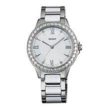 「官方授權」ORIENT東方錶 女 白鑽面時尚 石英腕錶 (HM51X36S) 歷史價格詳細信息