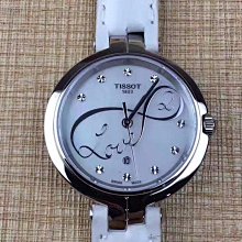 二手全新TISSOT 天梭 力洛克系列-石英三針-羅馬字標皮帶女錶 T1032103601800 歷史價格詳細信息