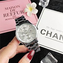 現貨直出 三眼六針裝飾手表SL68機芯鋼帶手表玫瑰金時尚潮流女士手表 明星大牌同款錶 歷史價格詳細信息