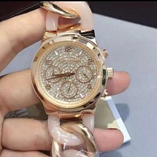 MICHAEL KORS / MK7283 / 經典大LOGO 晶鑽奢華 日本機芯 不鏽鋼手錶 鍍金 39mm 歷史價格詳細信息