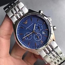 ARMANI 阿瑪尼 全新 男士腕錶ar2470藍面。ar2470咖啡面【潮流百貨】 歷史價格詳細信息