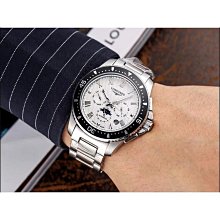 潮流男錶 浪琴博雅男錶 石英機芯 錶盤直徑40MM 圖片實拍 含全套包裝 歷史價格詳細信息