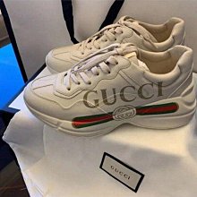 全新代購Gucci Rhyton logo 復古 經典厚底老爹鞋 象牙米白【潮流百貨】 價格比較,價格查詢,歷史價格詳細信息