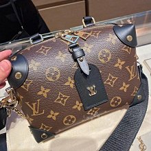 PETITE MALLE經典老花 盒子包 金扣單肩包 女包 M94219 手袋 木盒子包 小行李箱斜背包/路家風格 歷史價格詳細信息