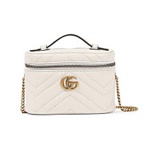 【GUCCI 古馳】GG Marmont matelasse絎縫紋牛皮金屬雙G LOGO磁釦束口後背包 歷史價格詳細信息