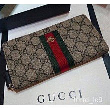 GUCCI GG Supreme 帆布及皮革綠紅迷你拉鍊二用包(米色/烏木色) 671682 96IWT 8745 歷史價格詳細信息