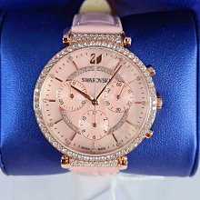 現貨SWAROVSKI Passage Chrono 水鑽圈 藍色錶盤 藍色皮革錶帶 石英 三眼計時 女士手錶5580342 歷史價格詳細信息