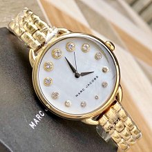 現貨MARC BY MARC JACOBS Amy 鐵灰色錶盤 水鑽刻度 鐵灰色不鏽鋼錶帶 石英 女士手錶 MBM8596 歷史價格詳細信息