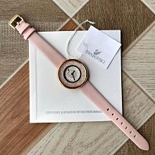現貨SWAROVSKI Crystalline pure 鑲水晶錶盤 玫瑰金色不鏽鋼手鐲式錶帶 石英 女士手錶5269250 歷史價格詳細信息