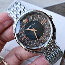現貨SWAROVSKI Crystalline pure 鑲水晶錶盤 玫瑰金色不鏽鋼手鐲式錶帶 石英 女士手錶5269250 歷史價格詳細信息