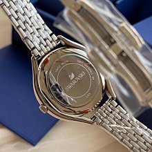 現貨SWAROVSKI Crystalline pure 鑲水晶錶盤 玫瑰金色不鏽鋼手鐲式錶帶 石英 女士手錶5269250 歷史價格詳細信息